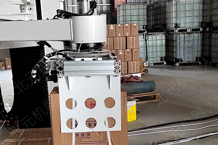 箱子碼垛，立柱自動(dòng)堆垛機(jī)器人